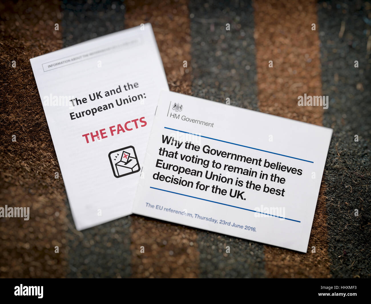 British Government leaflet explaining reasons to remain in the European