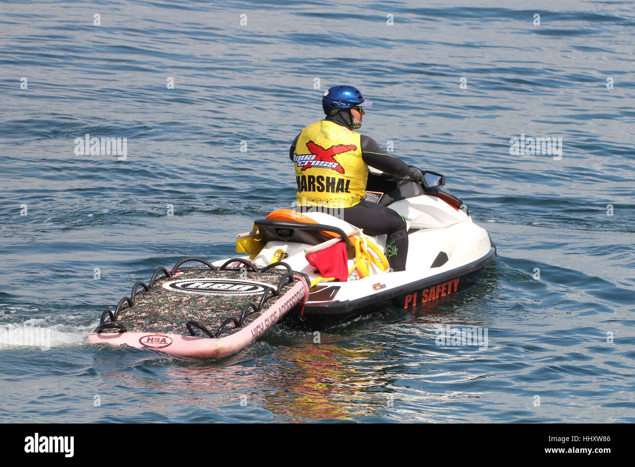 A race marshall covering the P1 Superstock and AquaCross races at the ...