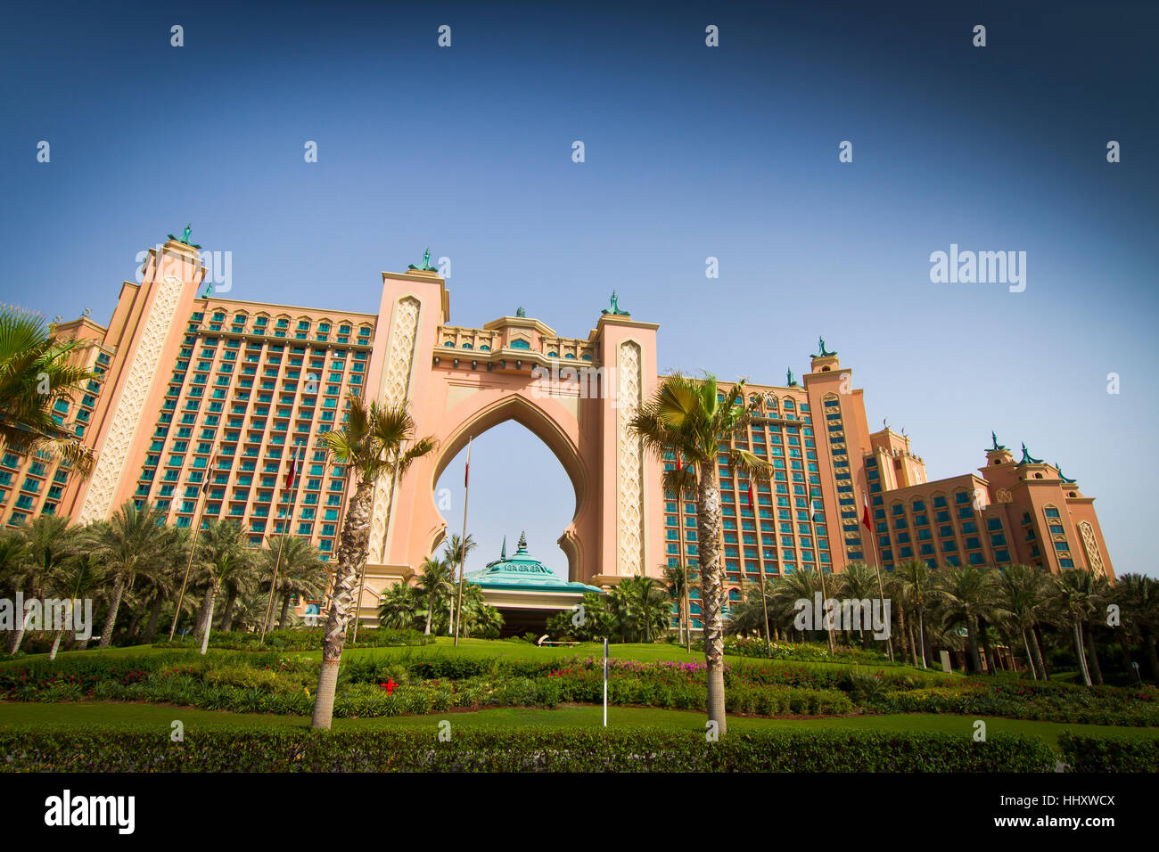 Hotel facade. Stock Photo