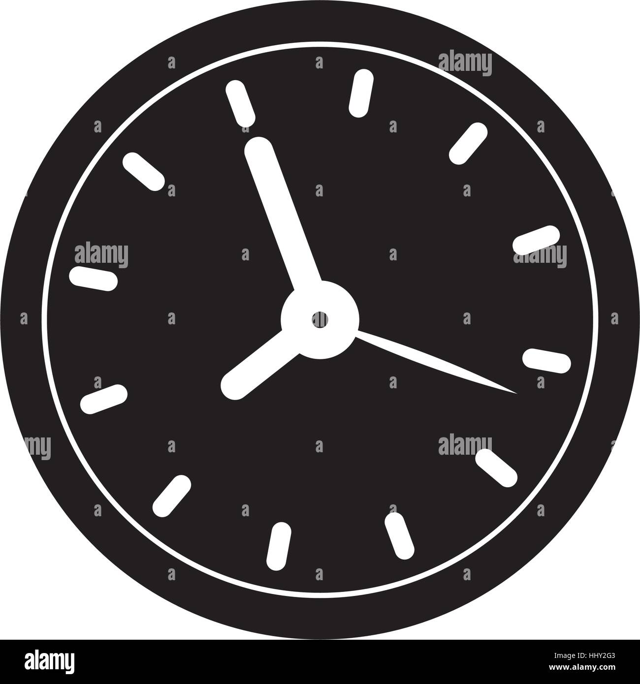 Clock Image Vactor Isolated time clock Stock Vector Image & Art - Alamy