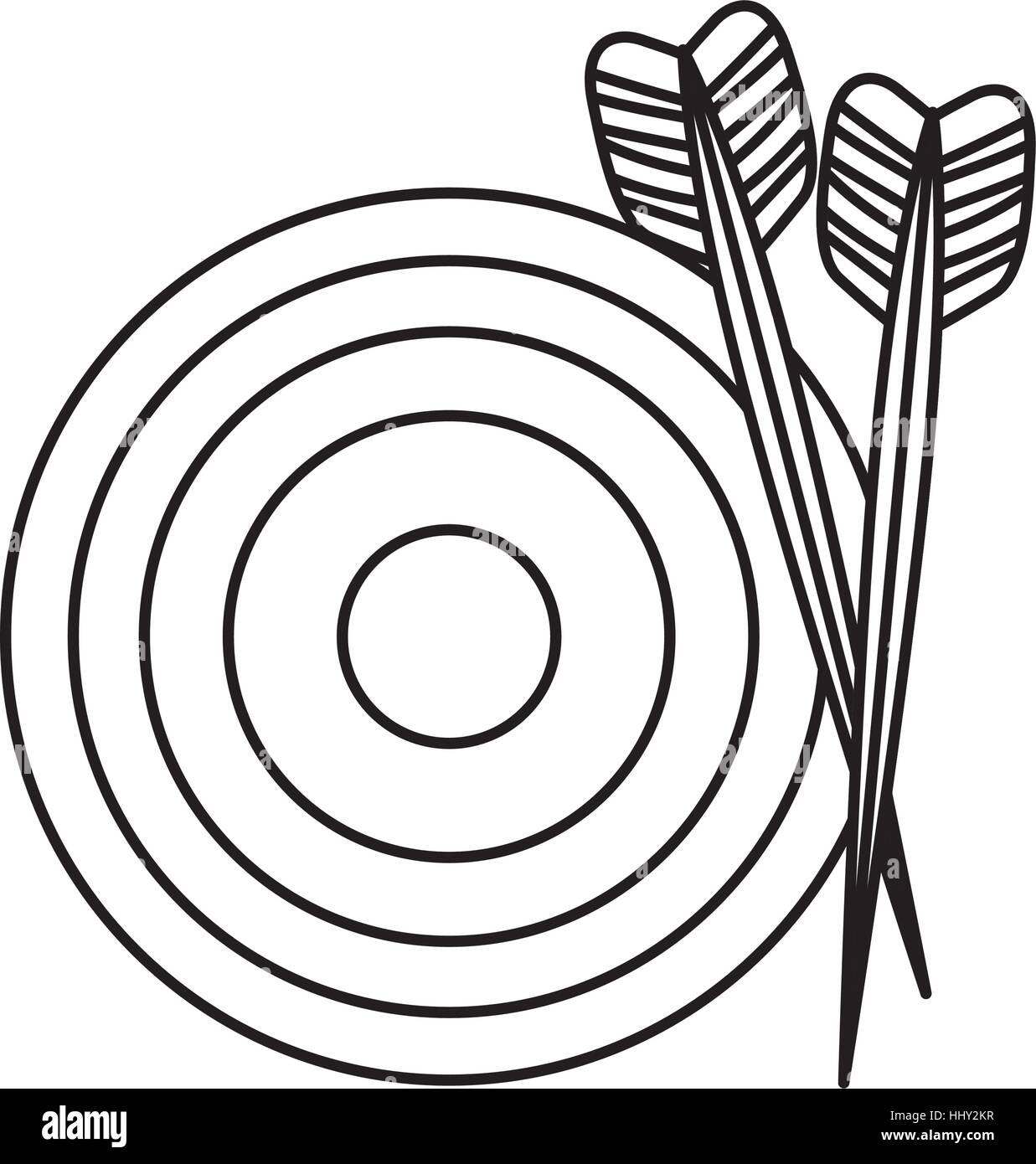 Round target dartboard Stock Vector Image &amp; Art - Alamy