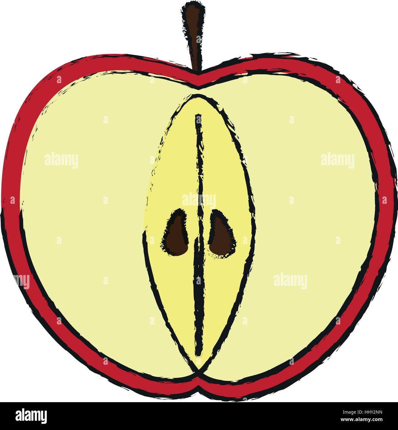 apple fruit icon Stock Vector Image & Art - Alamy
