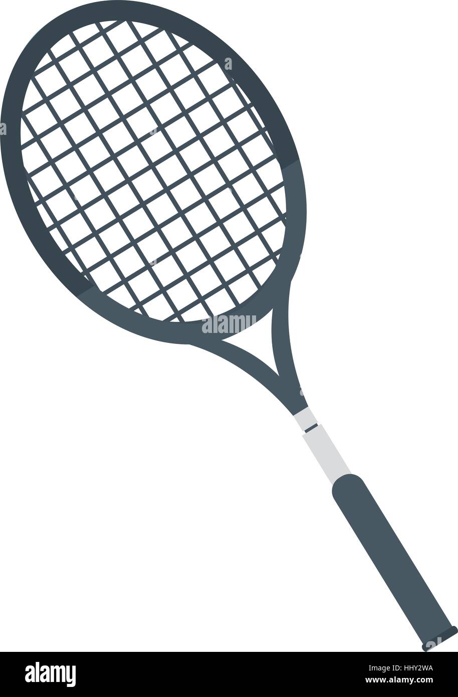 racket tennis equipment element icon Stock Vector Image & Art - Alamy