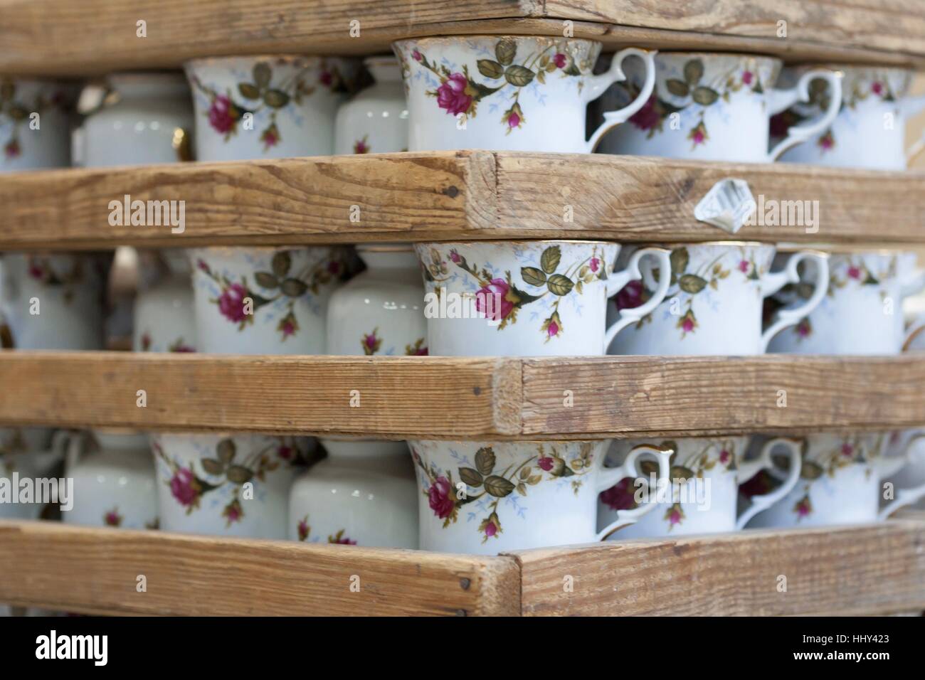 Chodziez, Poland March 19, 2012 The factory produces porcelain Stock