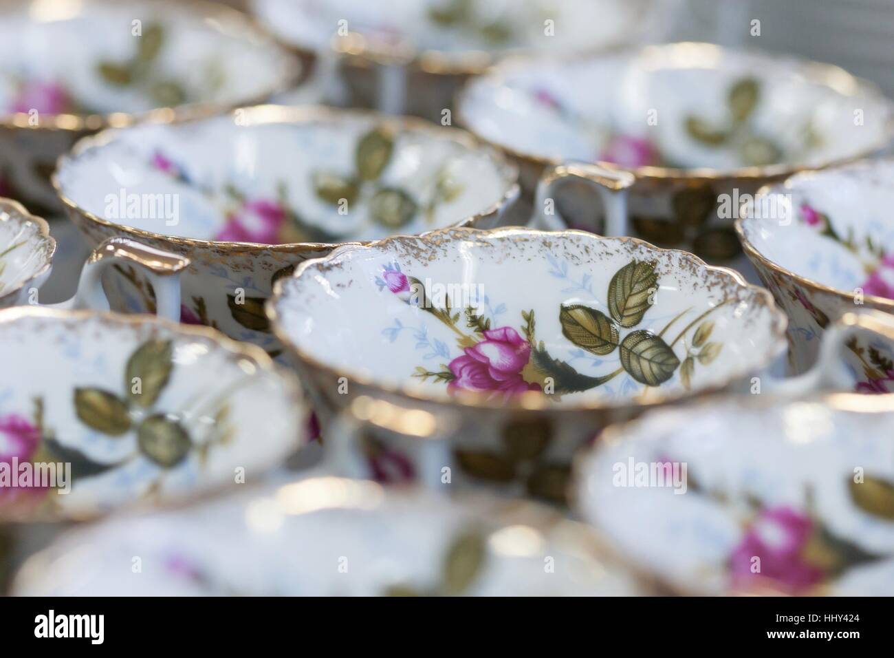 Chodziez, Poland March 19, 2012 The factory produces porcelain Stock