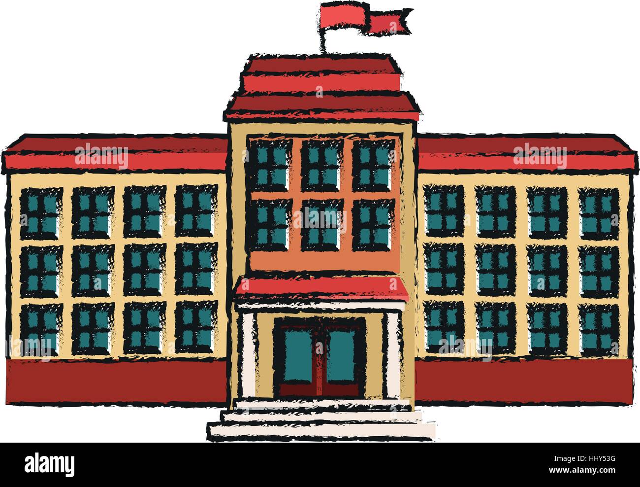 school building icon Stock Vector Image & Art - Alamy