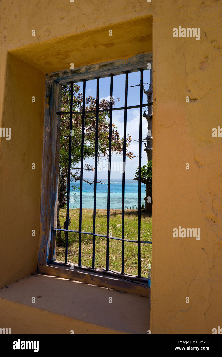Prison Island off Zanzibar Stock Photo