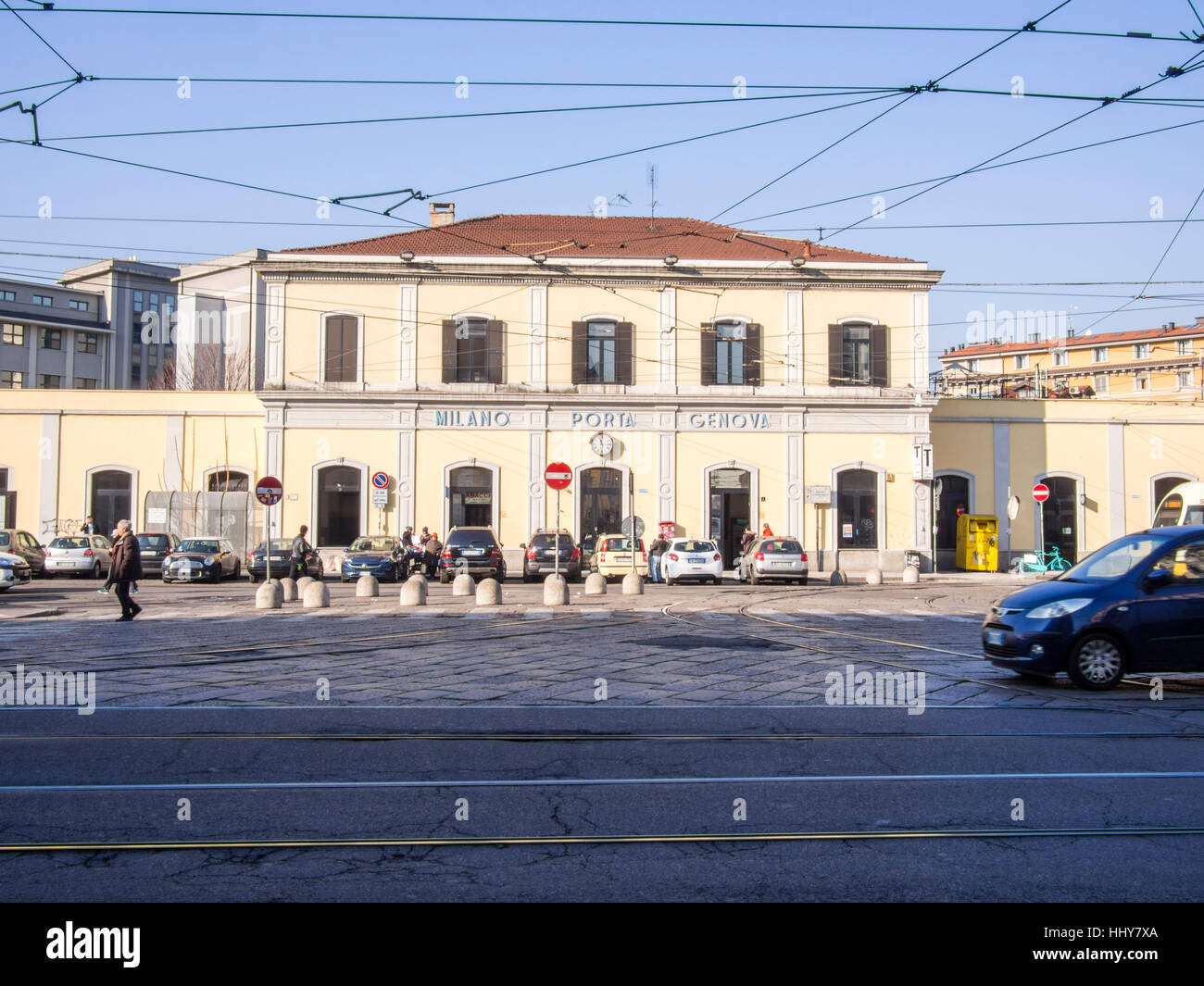 Porta Genova Train Station, Milan Italy Stock Photo - Alamy