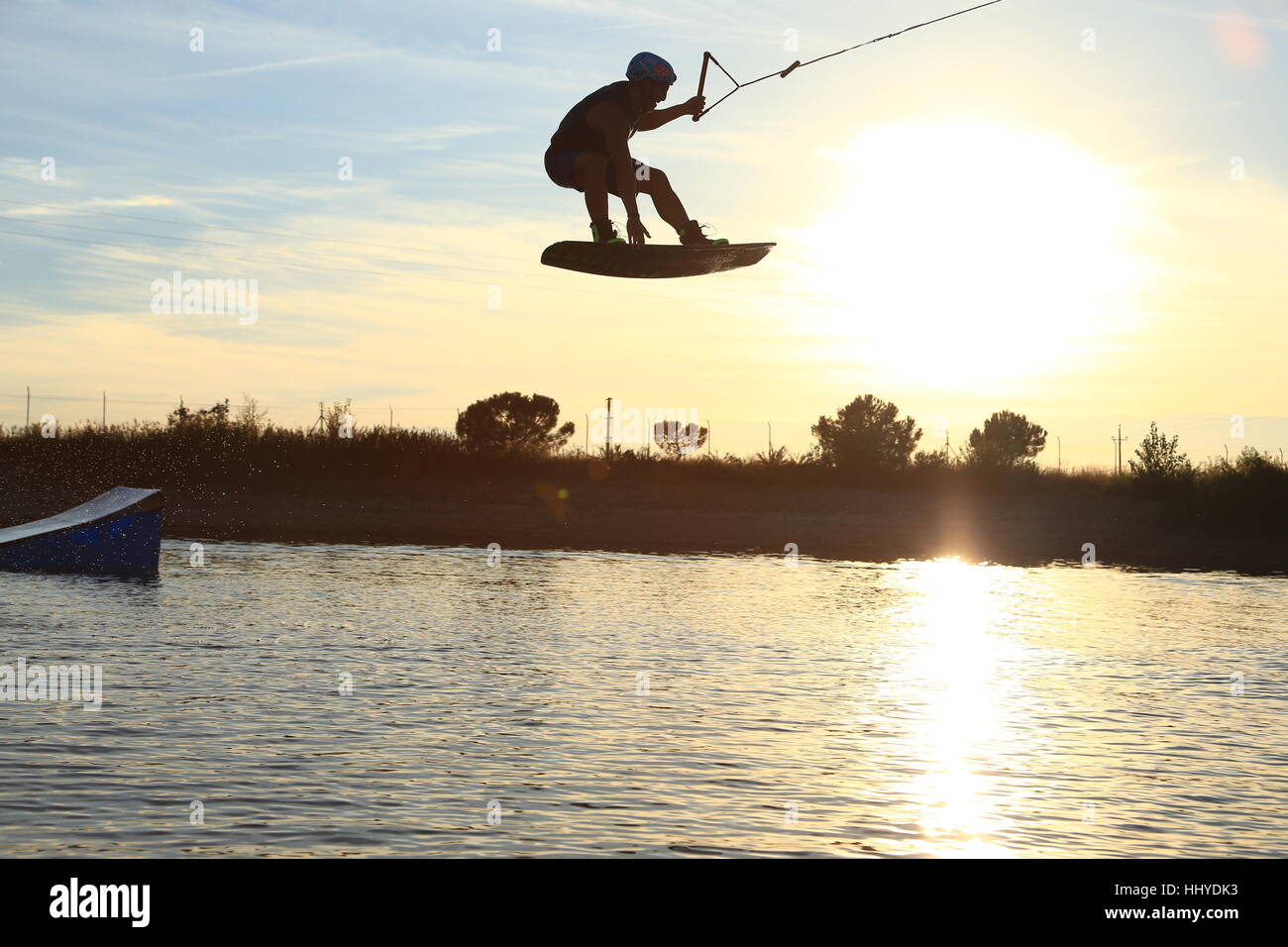 Wakeboard ramp hires stock photography and images Alamy