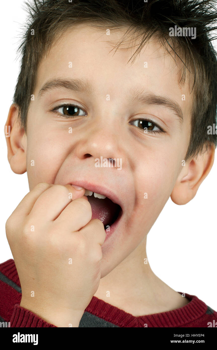 Boy smiles crooked teeth hi-res stock photography and images - Alamy