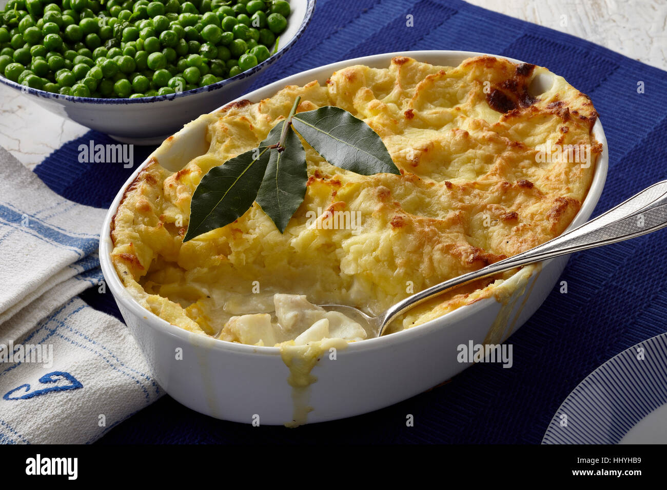 Fish pie Stock Photo