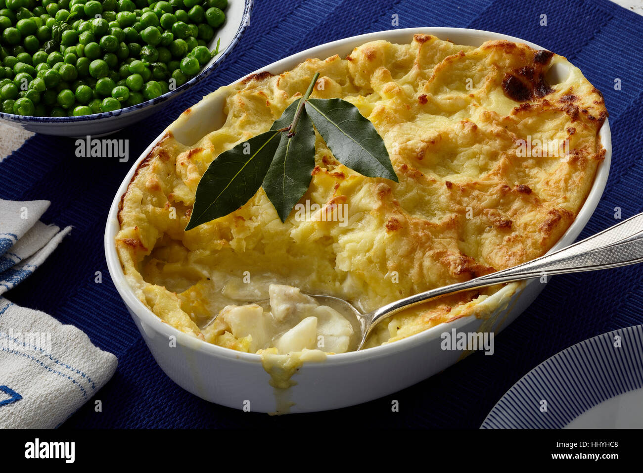 Fish pie Stock Photo