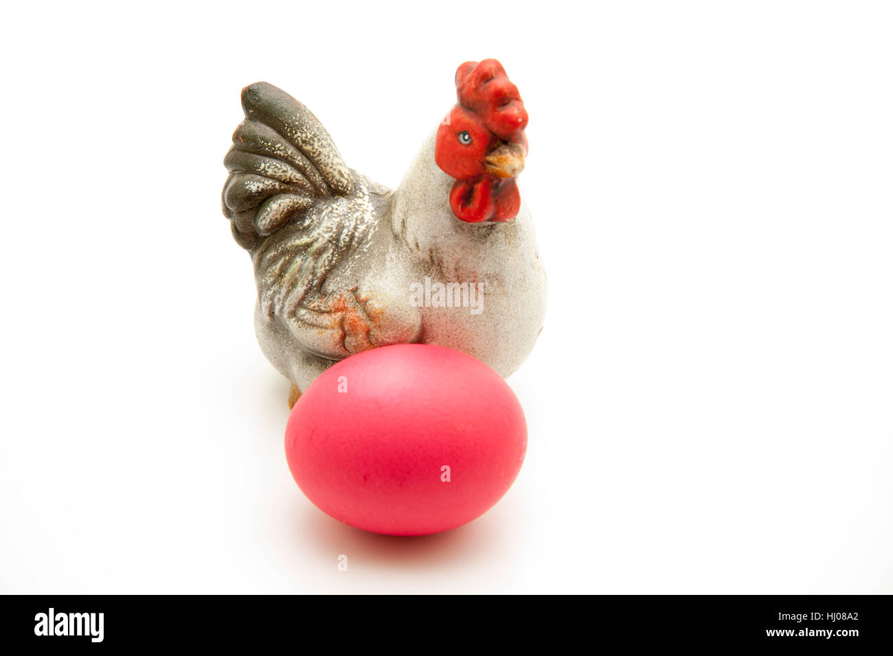 red easter egg Stock Photo