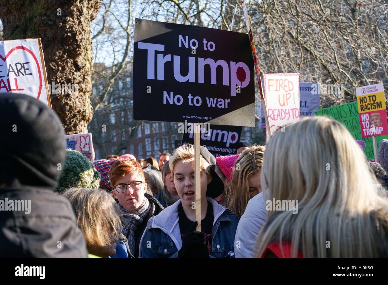 London, UK. 21st January, 2017. As part of an international day of