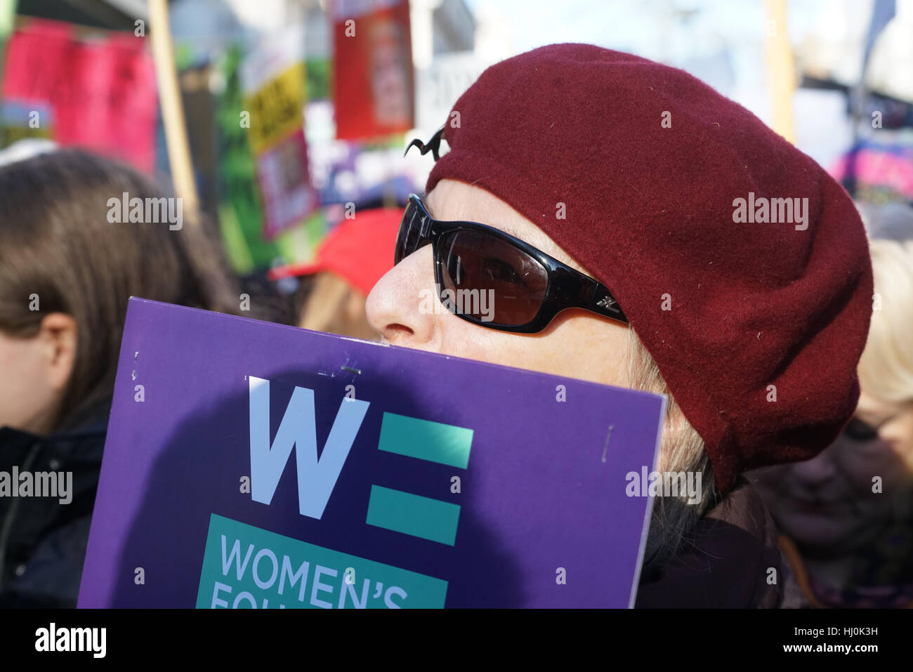 London, UK. 21st January, 2017. As part of an international day of
