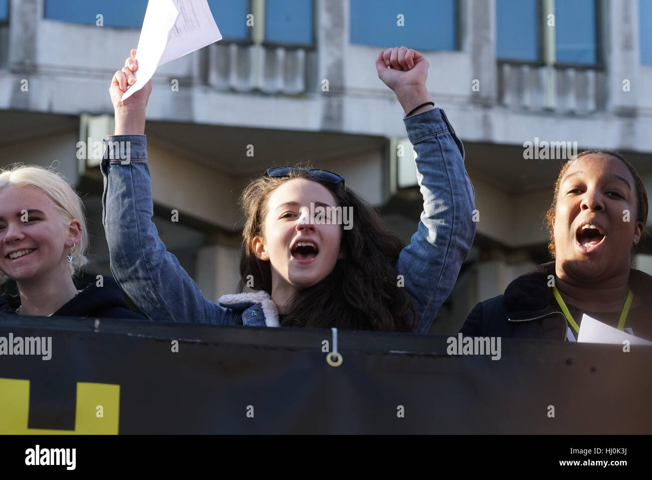 London, UK. 21st January, 2017. As part of an international day of
