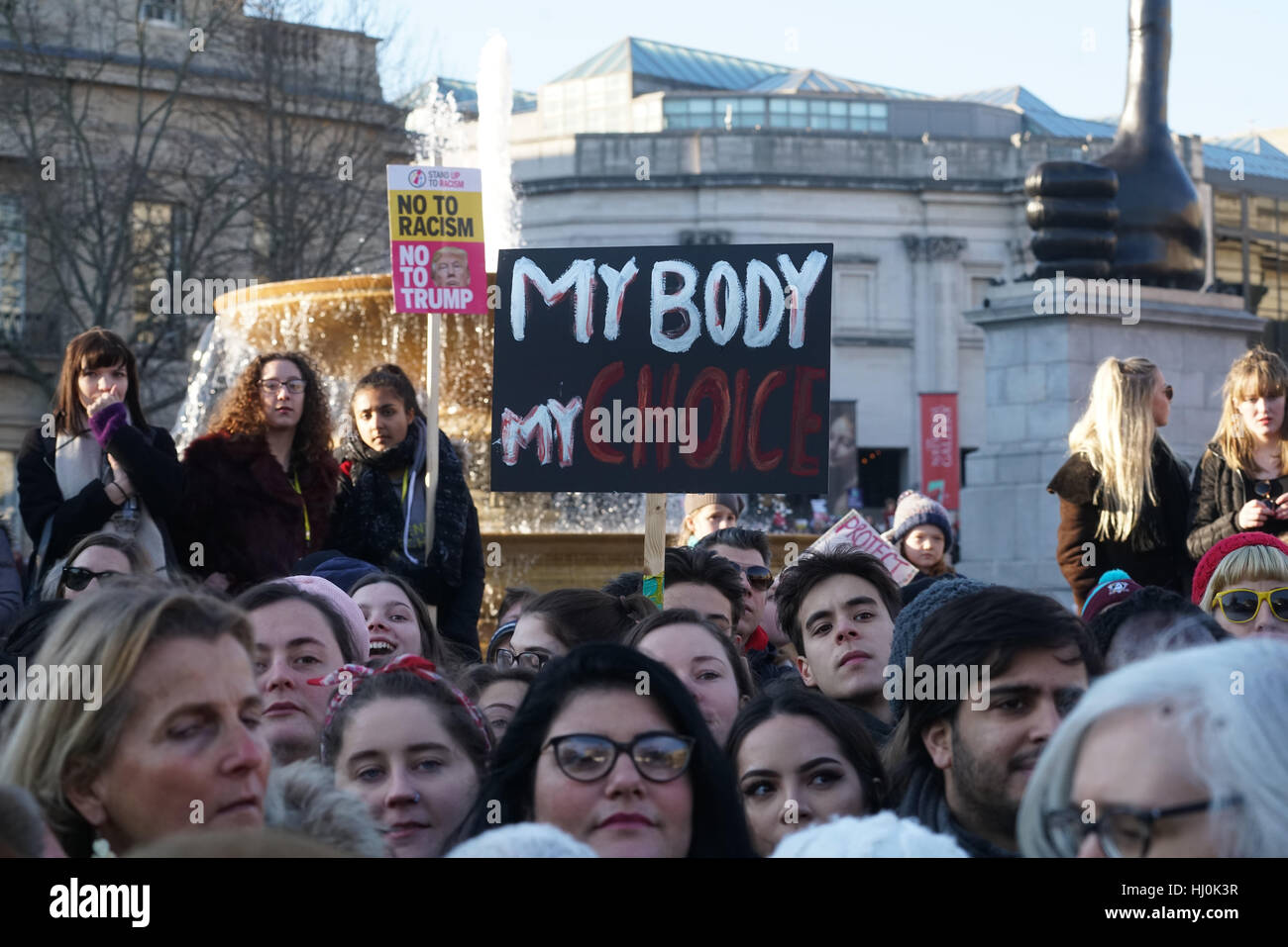 London, UK. 21st January, 2017. As part of an international day of