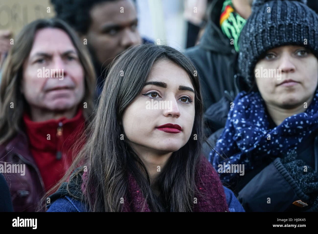 London, UK. 21st January, 2017. As part of an international day of