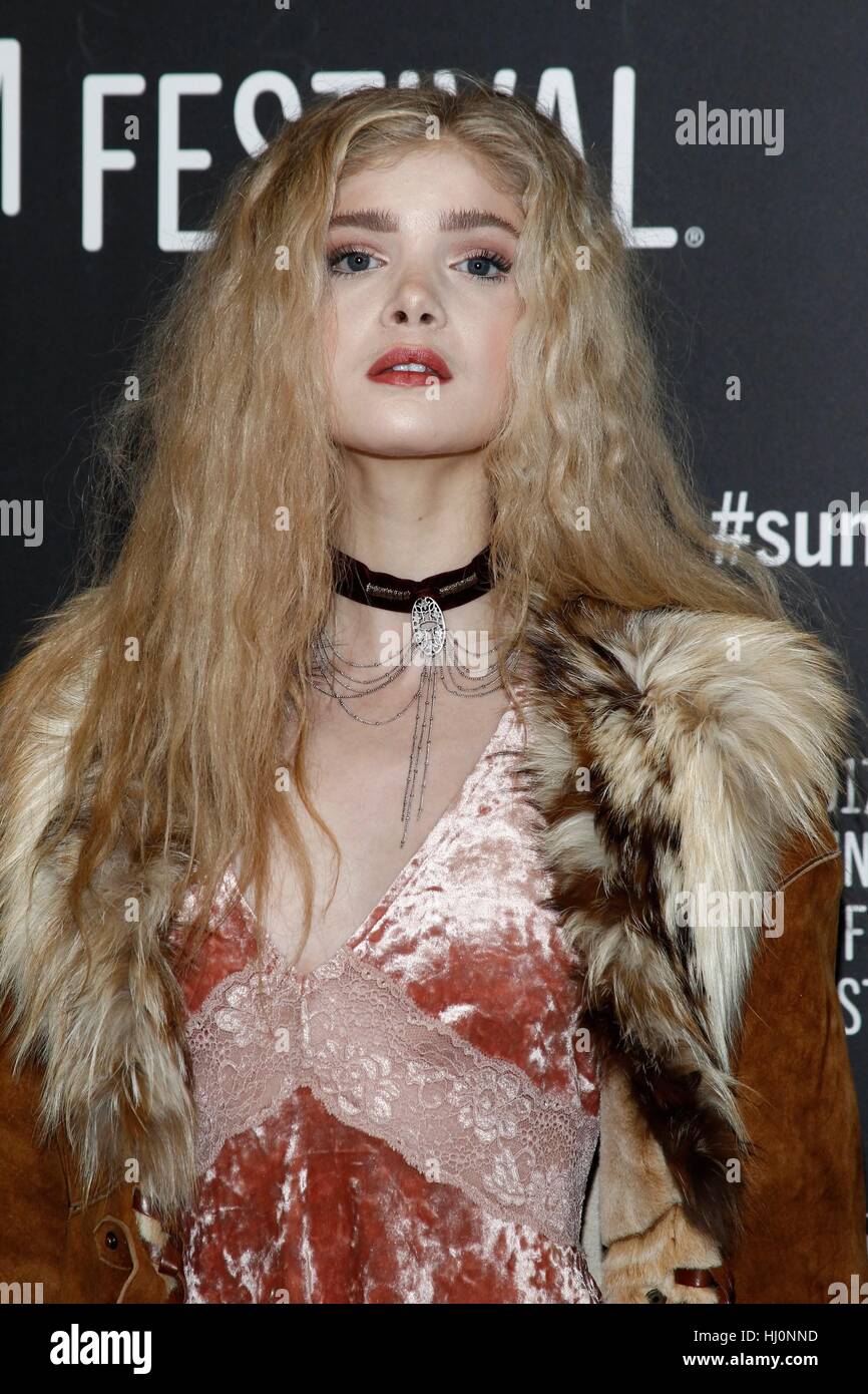 Utah, USA. 21st, January, 2017. Elena Kampouris at arrivals for Before I Fall Premiere at Sundance Film Festival 2017, Eccles Theatre in Utah, USA. Credit: James Atoa/Everett Collection/Alamy Live News Stock Photo