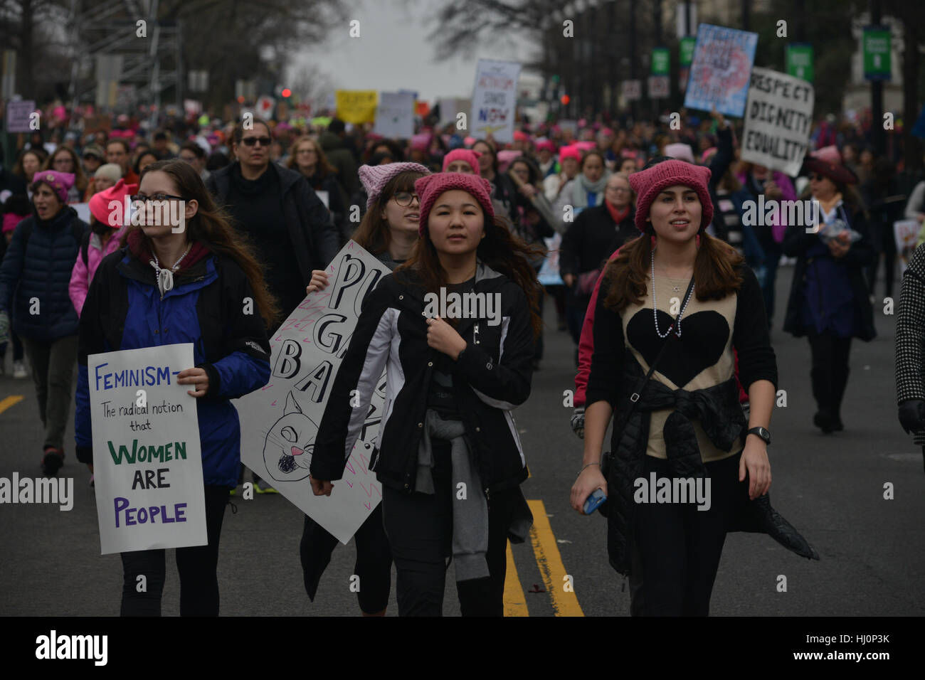 Washington, USA. 21st Jan, 2017. An estimated 500,000 women march in ...