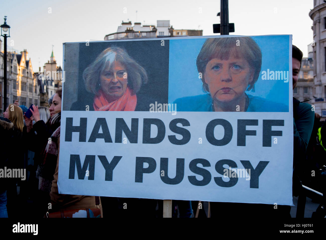 Another creative sign protestors created for the Womens march on London ...