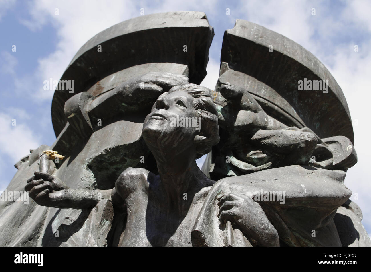 detail, monument, sculpture, lower saxony, weserbergland, hamelnpyrmont, Stock Photo