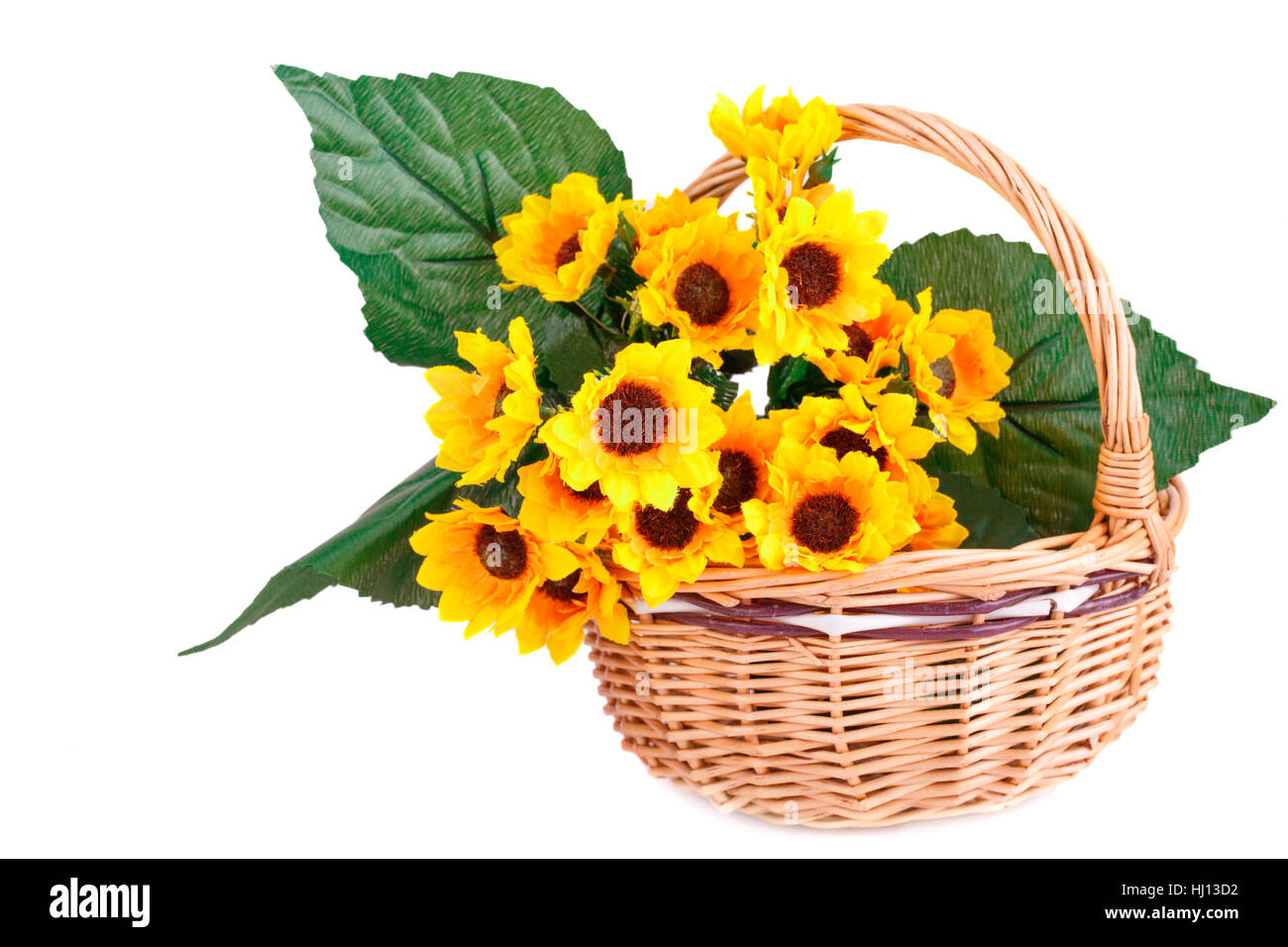 Yellow Color Fabric Flowers Bunch 2 Of 12 PCS. main image 1