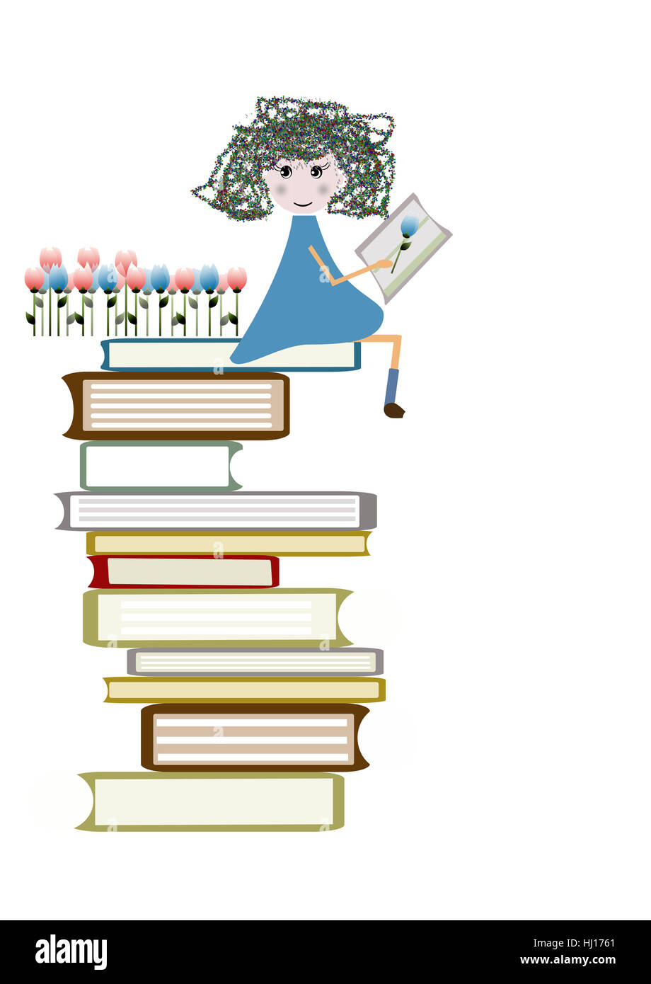 study, education, flower, plant, flowers, botany, pupil, learn, eye