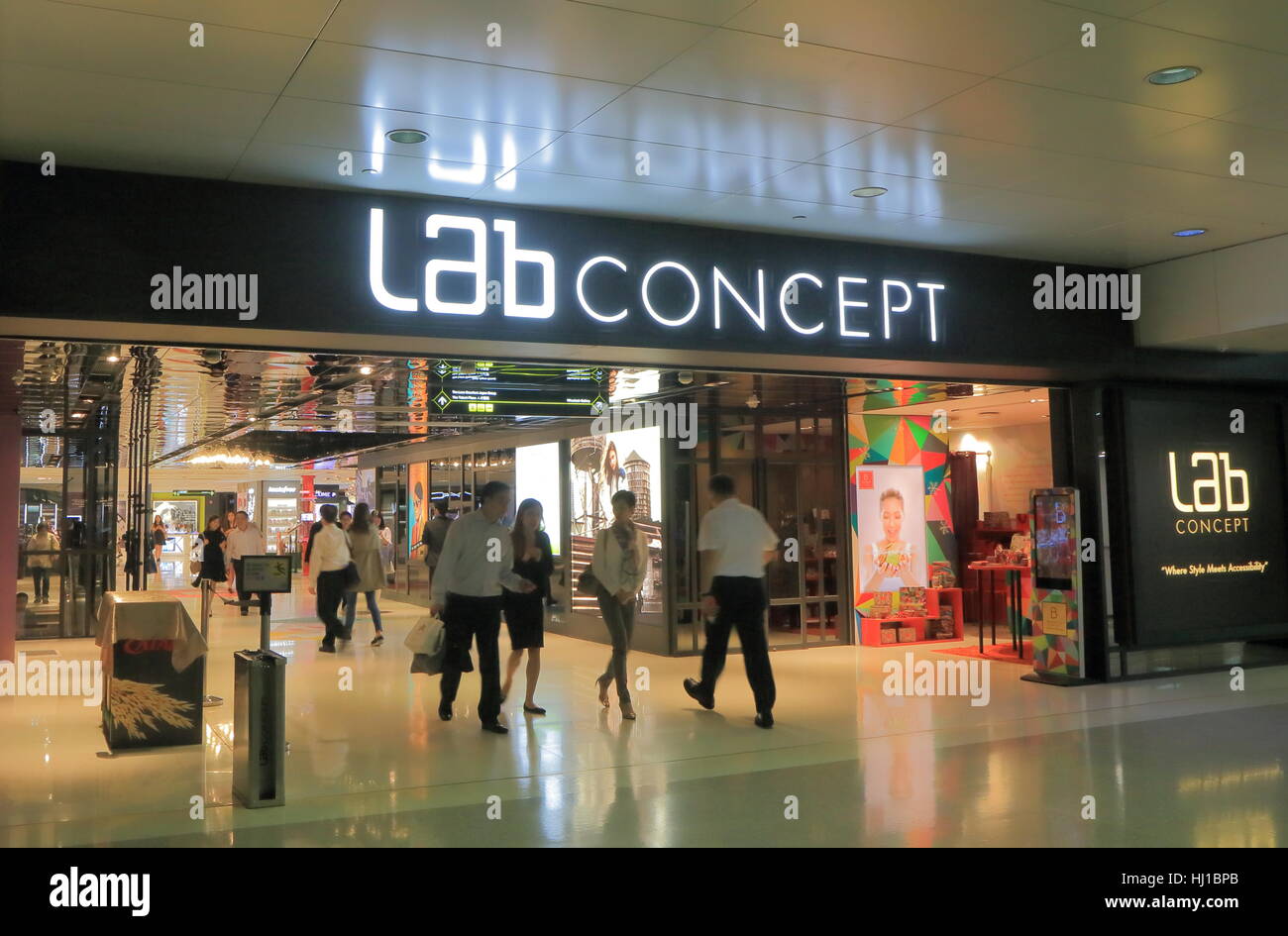Lab Concept shopping mall in Hong Kong. Lab Concept is the contemporary