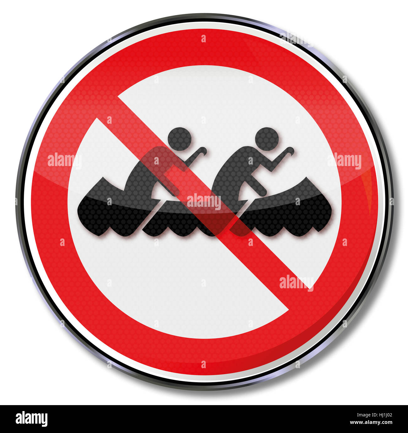 aquatic sport, paddle, ban, sign, signal, prohibition sign, canoe ...