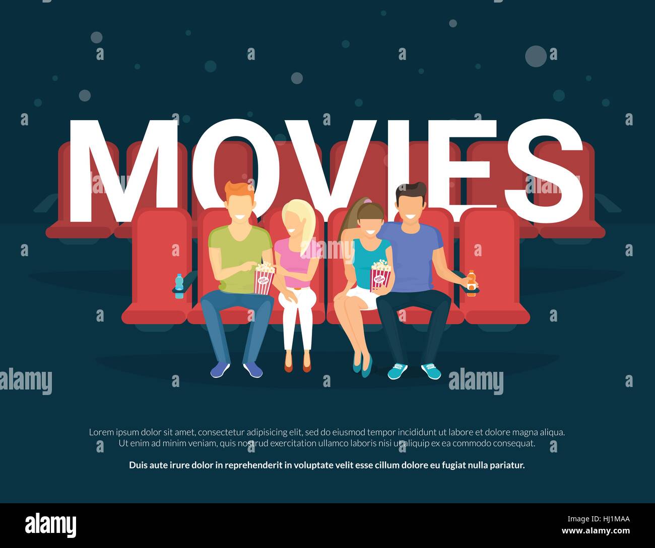 Movies concept illustration Stock Vector Image & Art Alamy