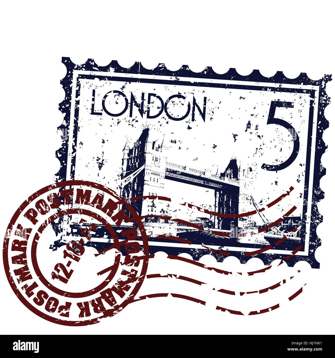 Vector illustration of single isolated London icon Stock Photo - Alamy