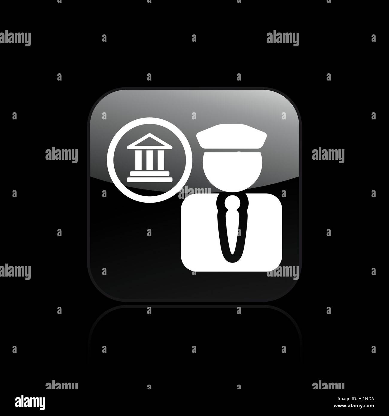 Vector illustration of single isolated guide icon Stock Photo - Alamy