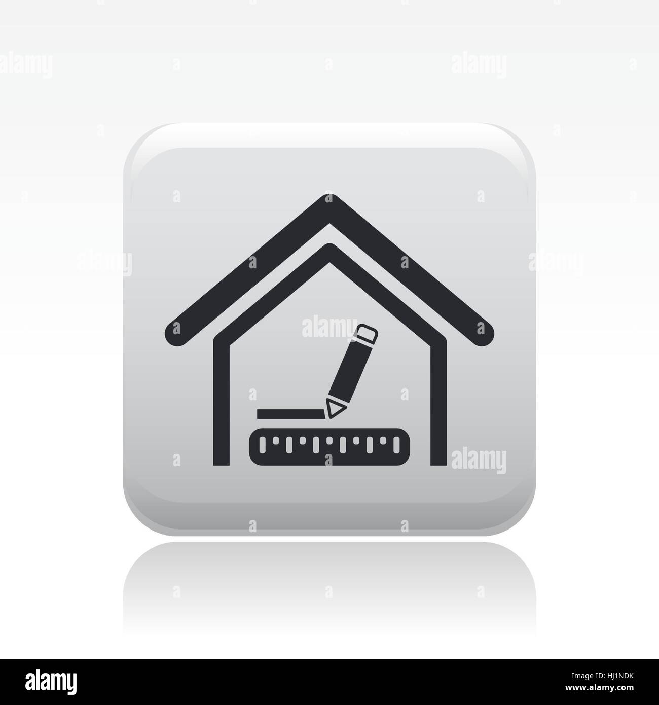 Vector illustration of single isolated interior design icon Stock Photo ...