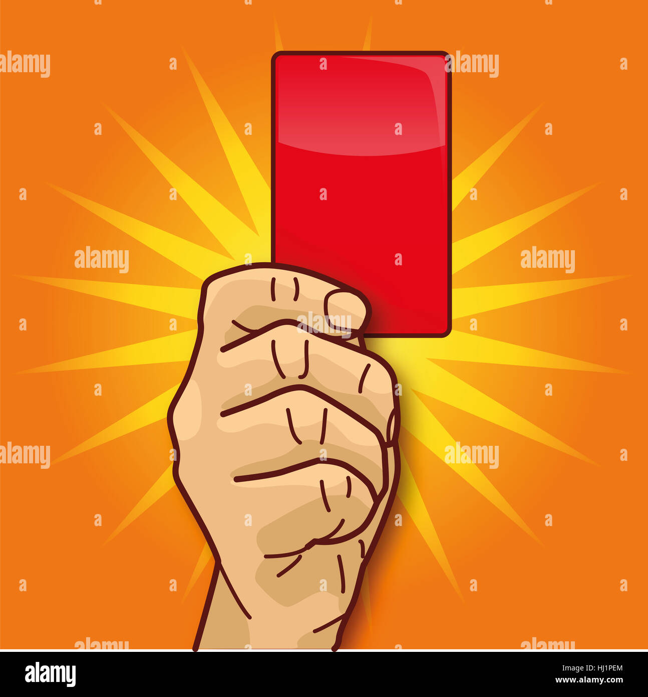 expulsion and red card Stock Photo Alamy