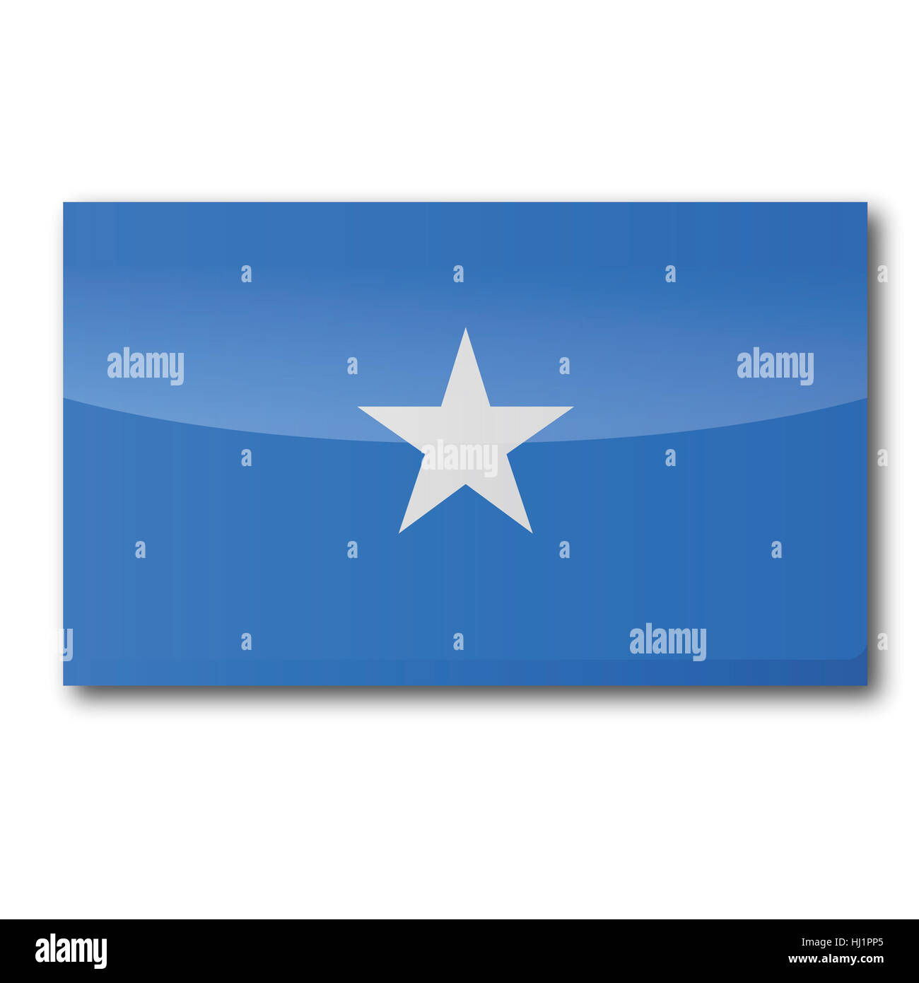 flag of somalia Stock Photo