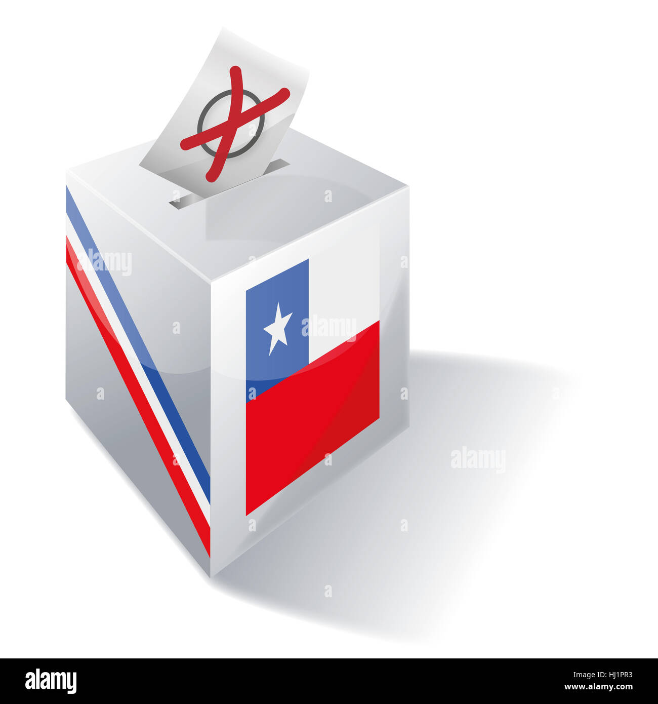 chile election box Stock Photo