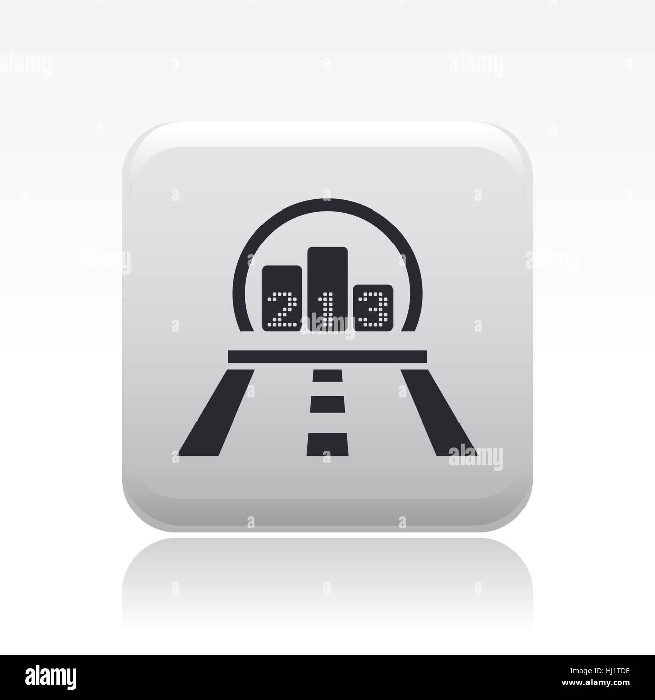 Vector illustration of single isolated race icon Stock Photo - Alamy