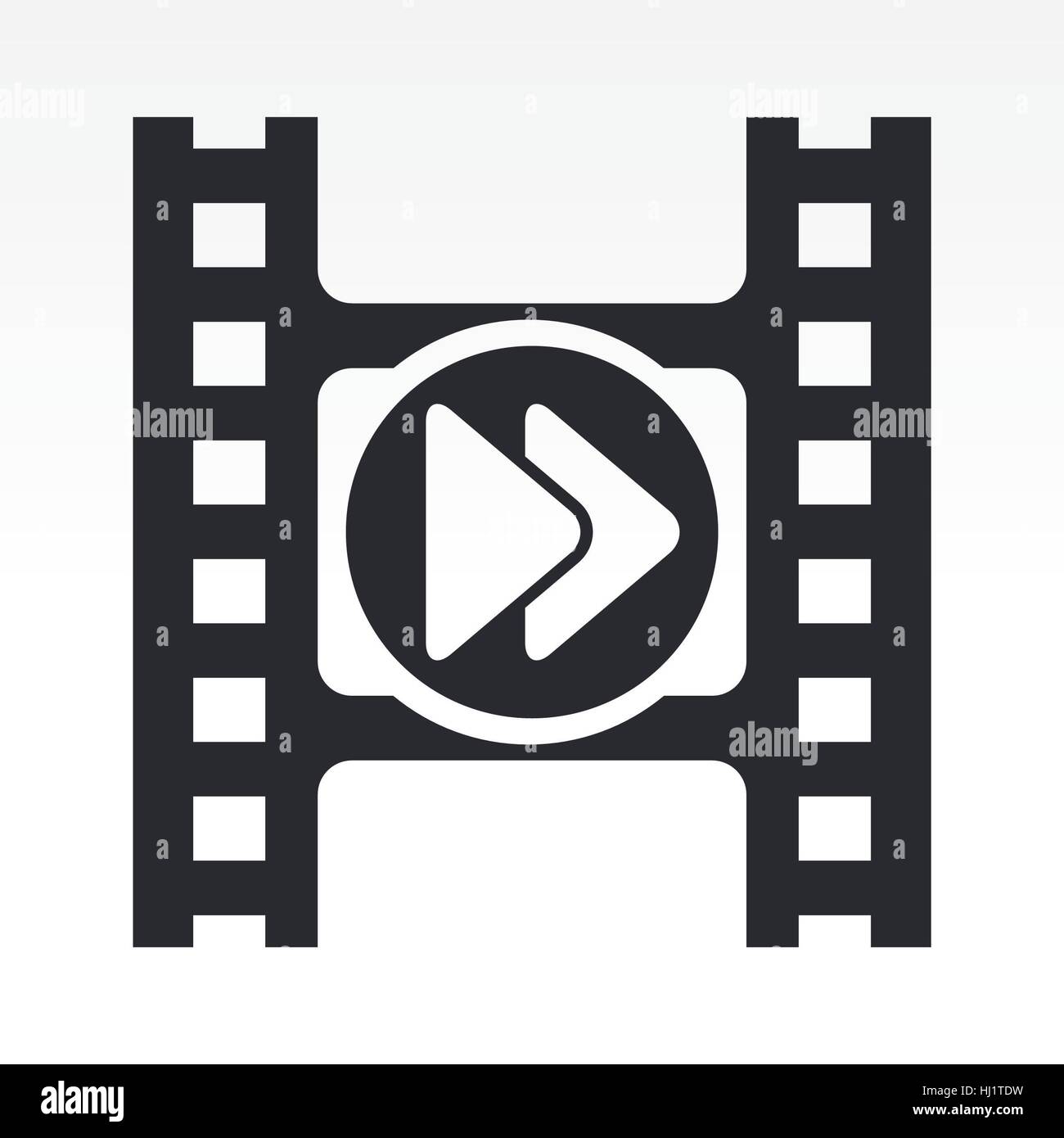 Vector illustration of single isolated player icon Stock Photo - Alamy