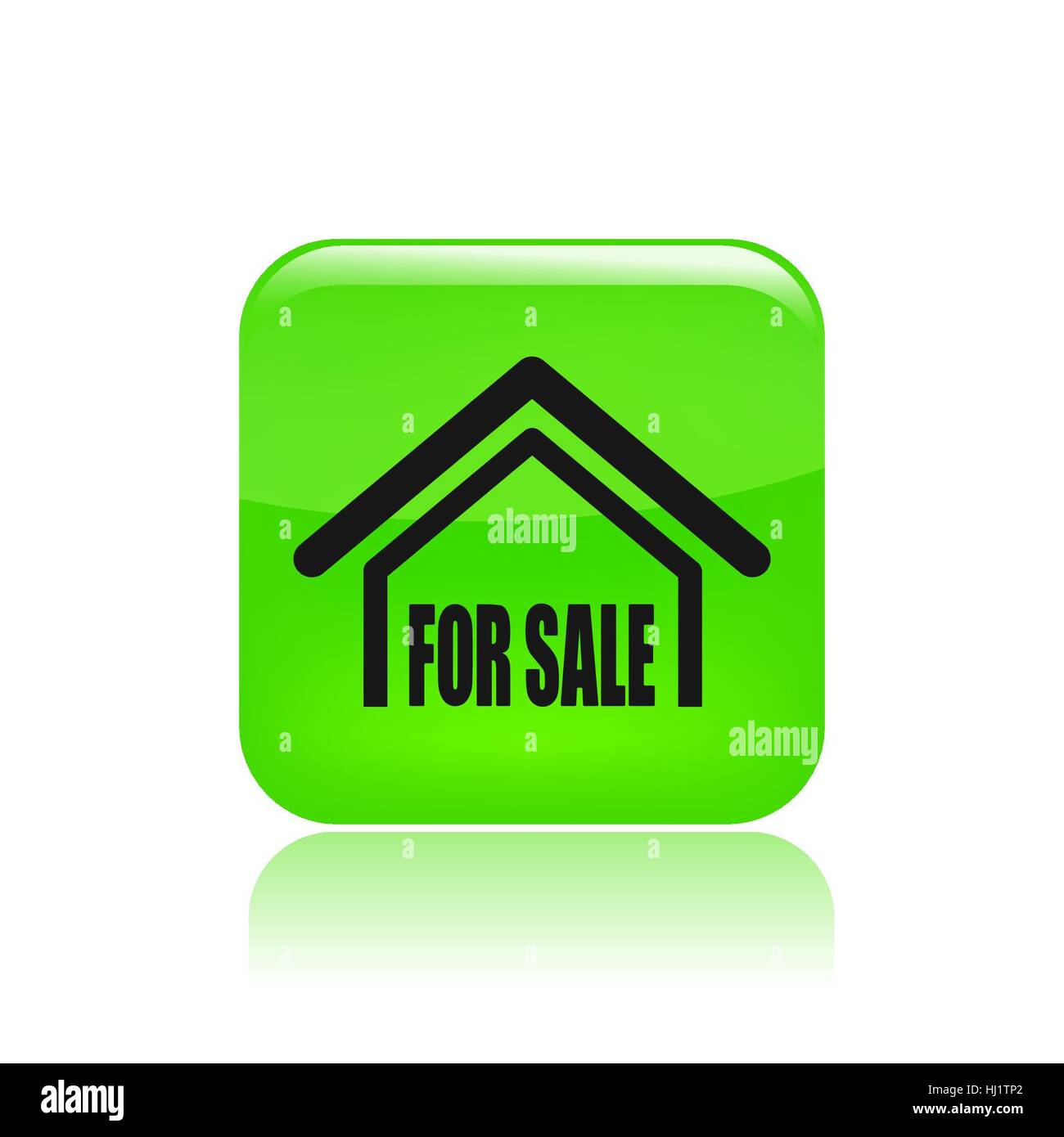 Vector illustration of single isolated real estate icon Stock Photo - Alamy