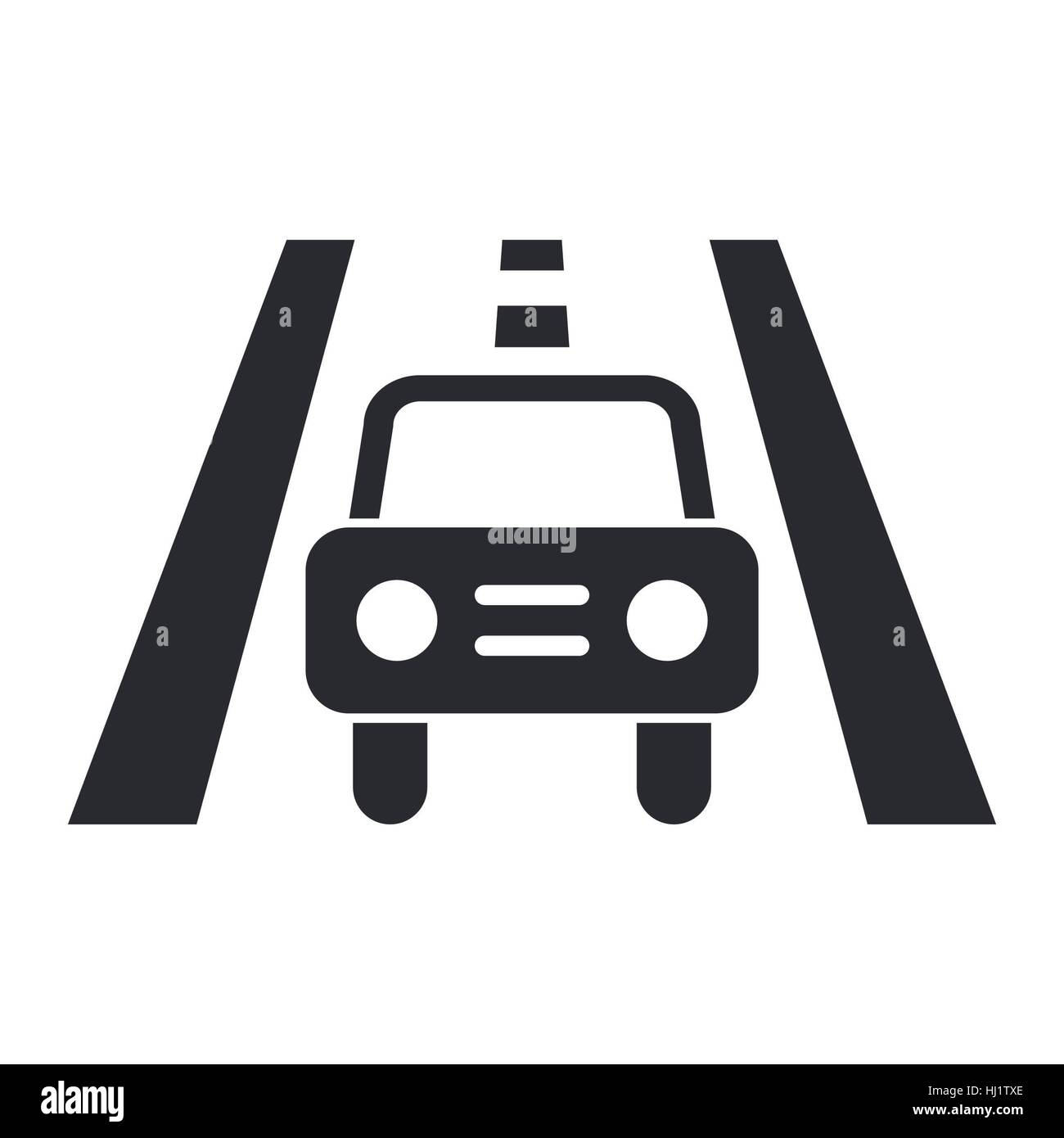 Vector illustration of single isolated drive icon Stock Photo - Alamy