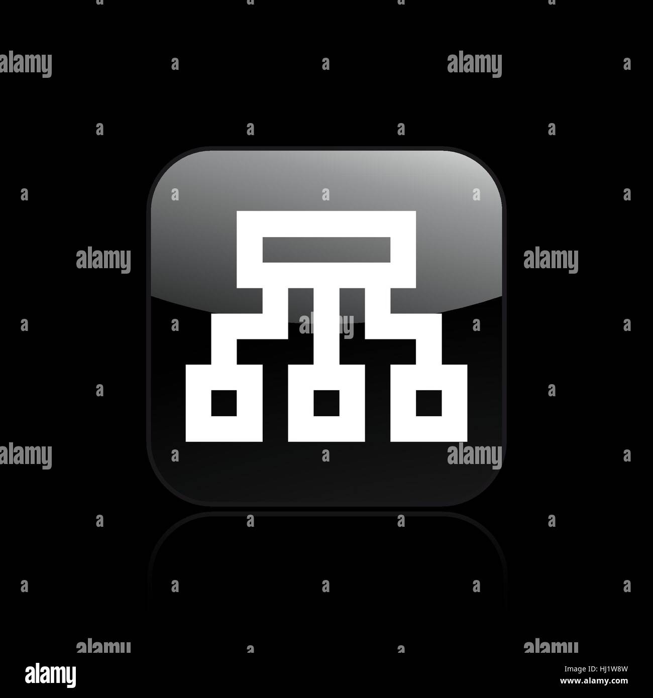 Vector illustration of single isolated icon Stock Photo - Alamy