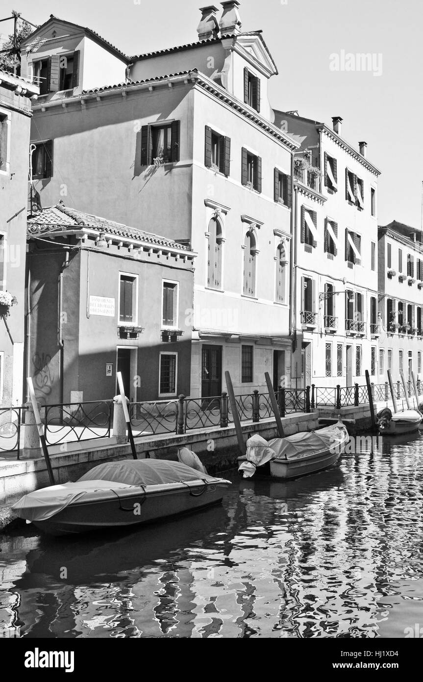 View of the city of Venice (Venezia) in Italy Stock Photo