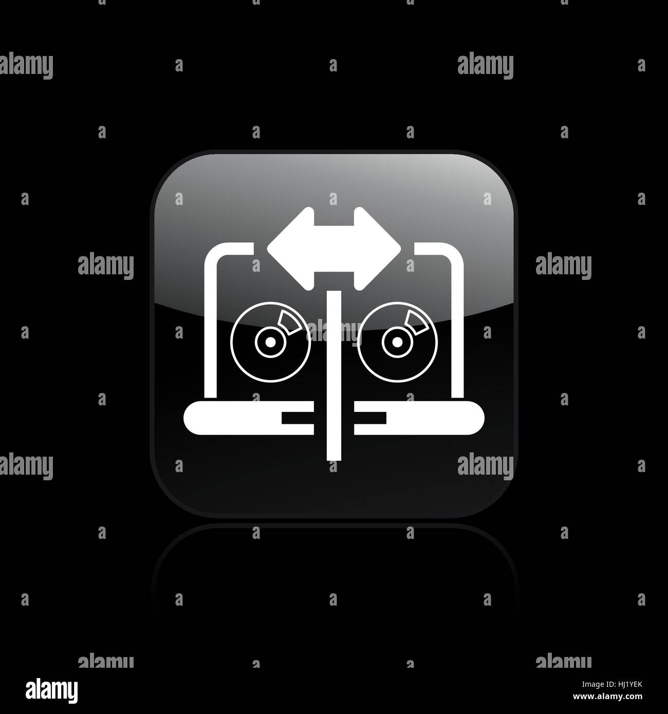 Vector illustration of single isolated share icon Stock Photo - Alamy