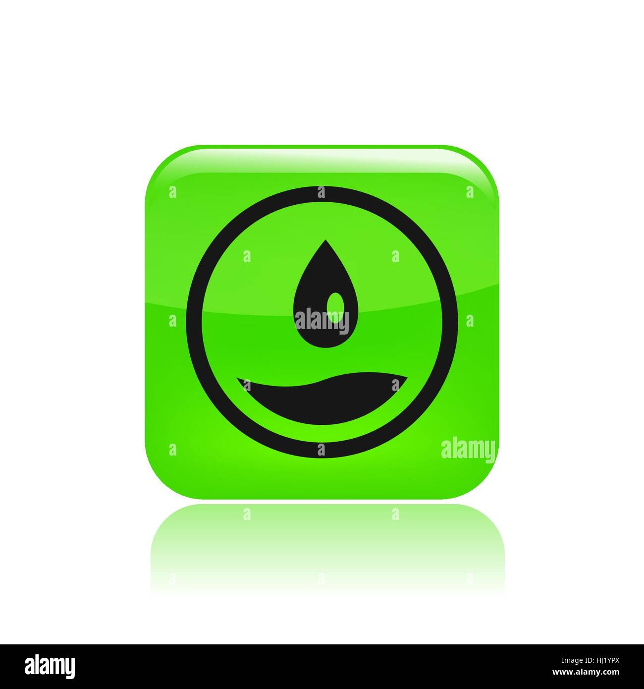 Vector illustration of single isolated drop icon Stock Photo - Alamy