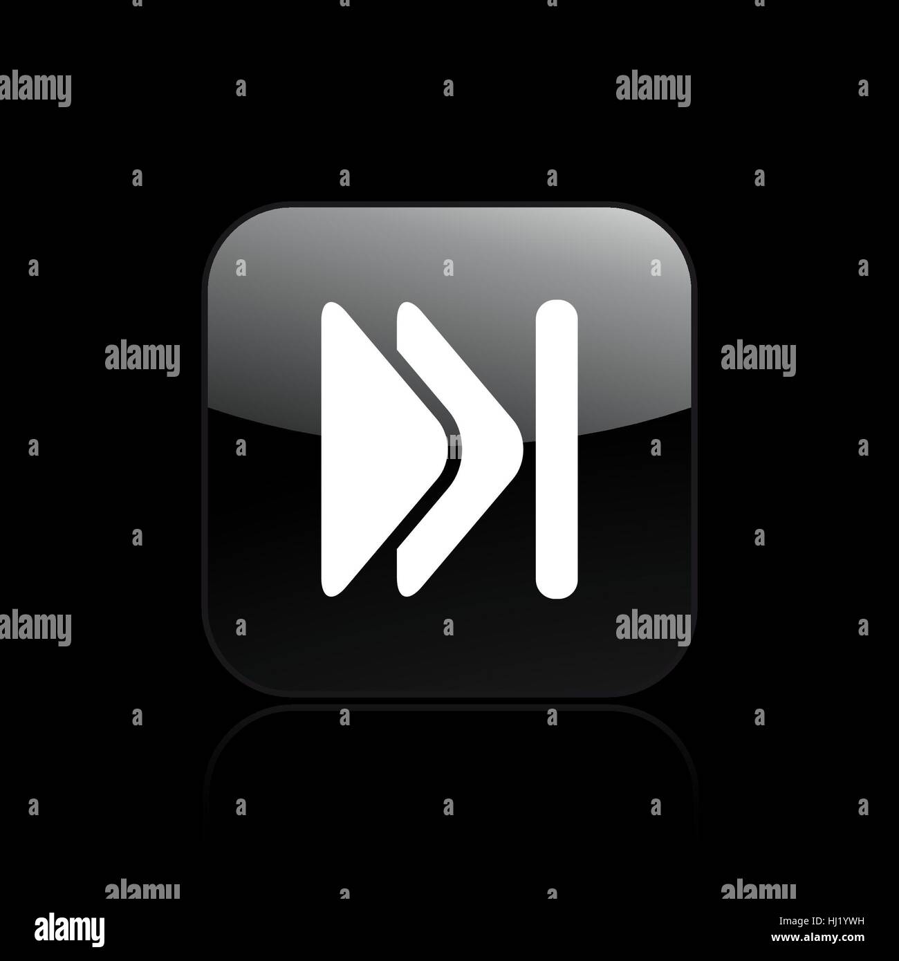 Vector illustration of single isolated skip icon Stock Photo - Alamy
