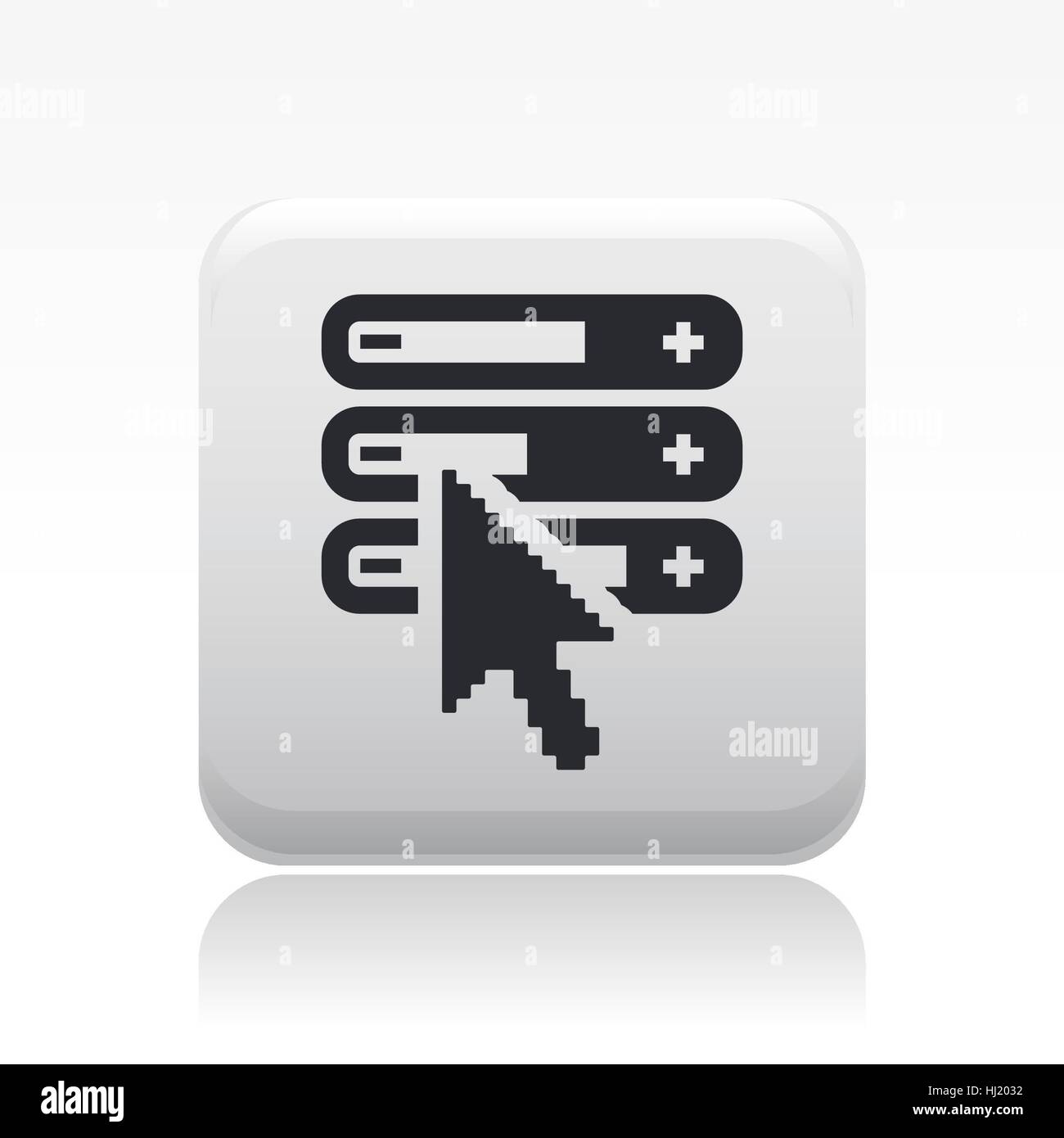 Vector illustration of single isolated levels icon Stock Photo - Alamy