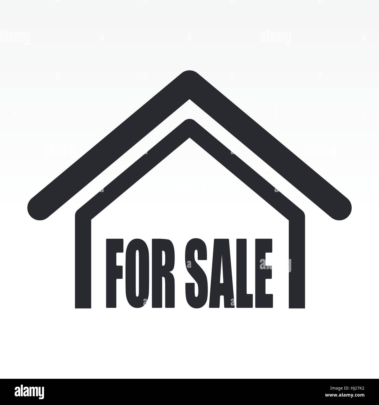 Vector illustration of single isolated real estate icon Stock Photo - Alamy
