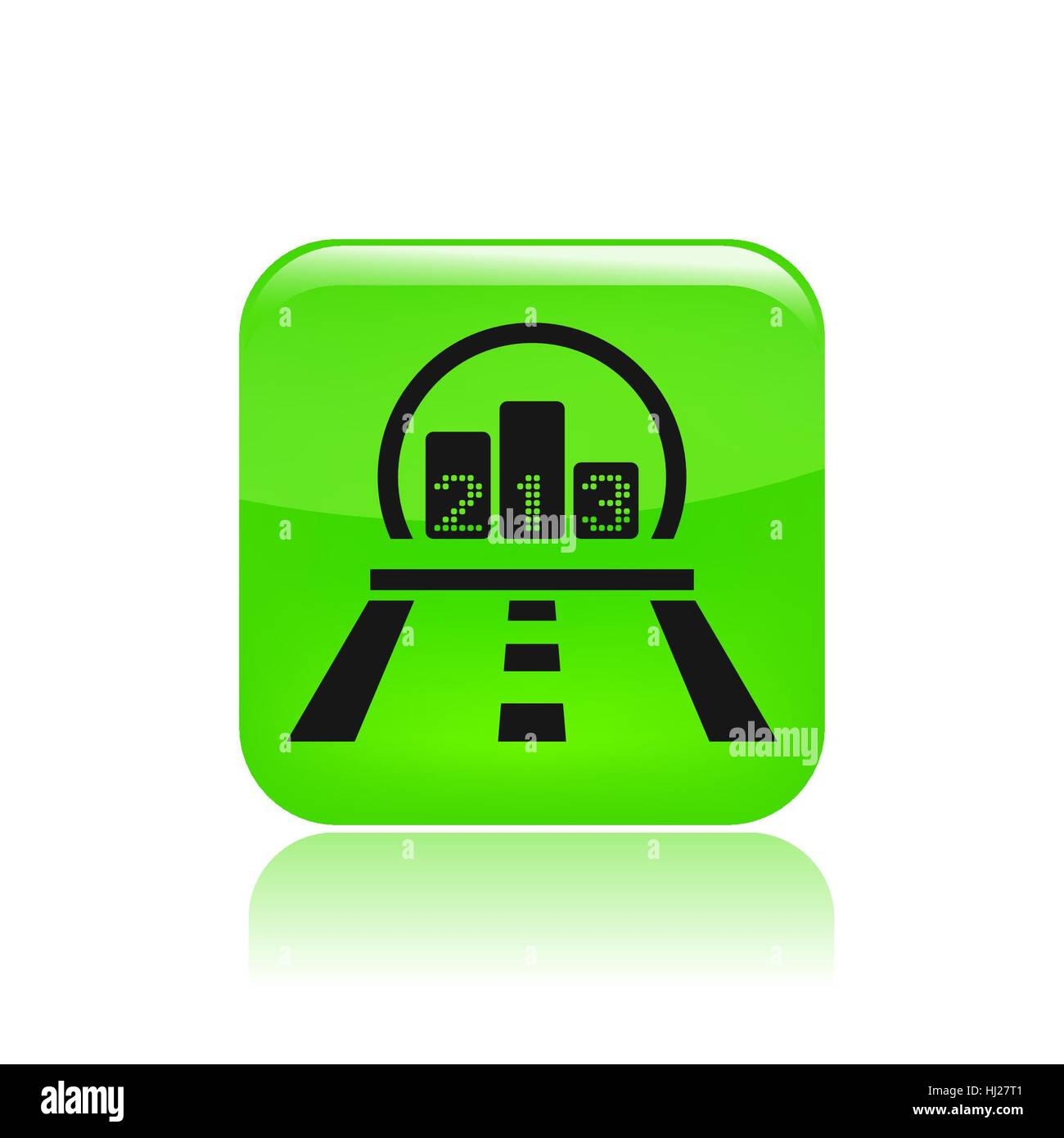 Vector illustration of single isolated race icon Stock Photo - Alamy