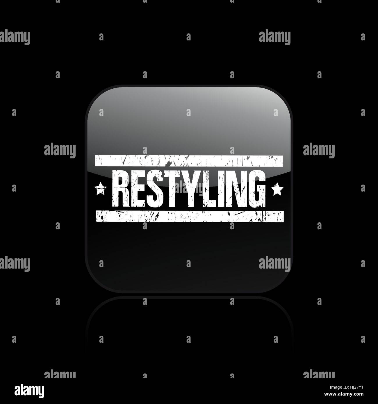 Vector illustration of single isolated restyled icon Stock Photo - Alamy